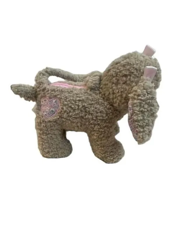 Carried Away by Stepping Stones Puppy Dog Animal Toy with Pink Bows Style Purse - Image 3