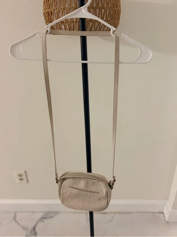 The Sak Beige Embossed Crossbody Bag - Image 5
