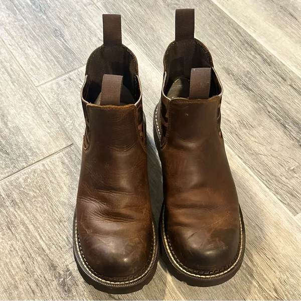 Ariat Fatbaby Everlon Leopard Western Women’s Brown Boot US 6.5 Rodeo Cowgirl - Image 2
