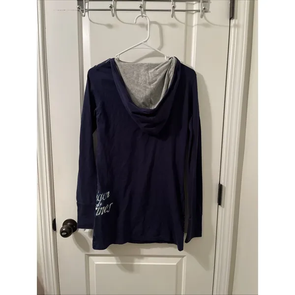 Michigan Wolverines Women's M Striped Hooded Shirt Size M G-III Sports For Her - Image 9