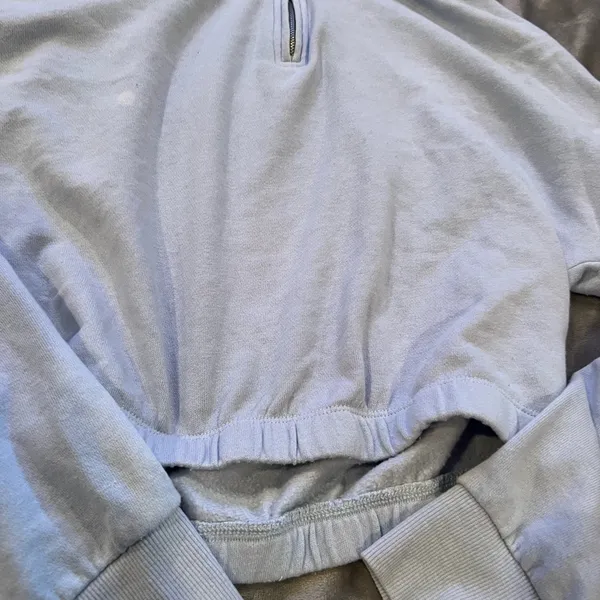 Garage Light Gray Quarter-Zip Pullover - Image 5
