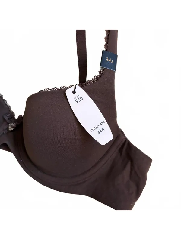 Victoria's Secret Perfect Shape Smooth Bra Chocolate Brown Women's Size 34A NWT - Image 2
