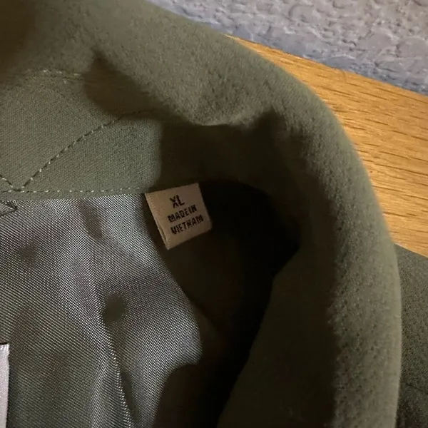 Aritzia Wilfred The Ganna shirt jacket bitter sage xl - Image 4