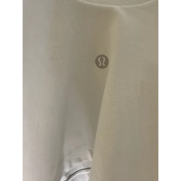 Lululemon Align Tank Top Light Grey Nulu Cropped Yoga Camisole Size 6 LW1EZJS - Image 4
