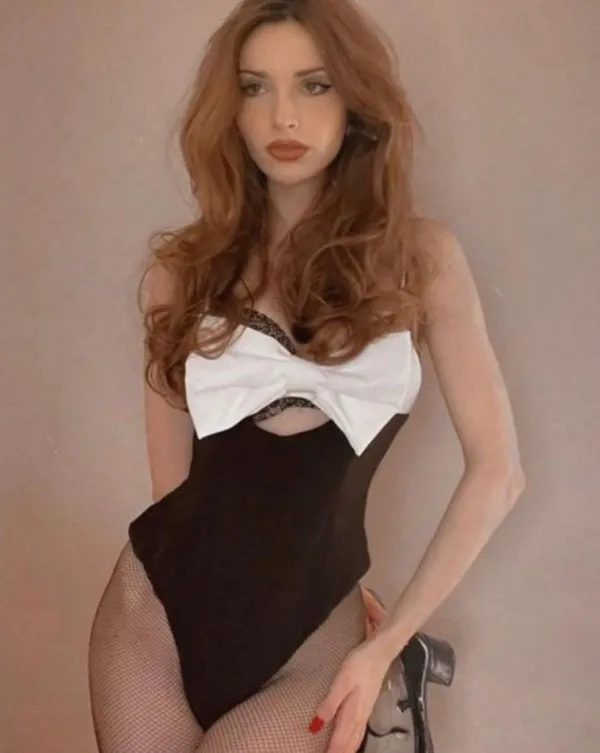 ZARA black bodysuit white bow top blouse - Image 6