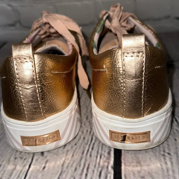 Ted Baker London Kelleip Rose Gold Sneakers - Image 8