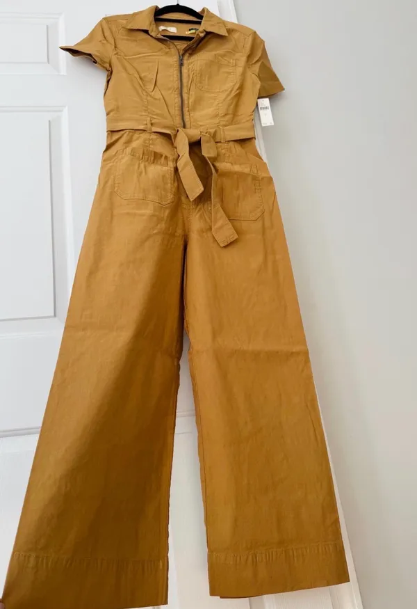 Anthropologie Maeve The Colette Weekend Zip Front Jumpsuit, Size 4 - Image 7