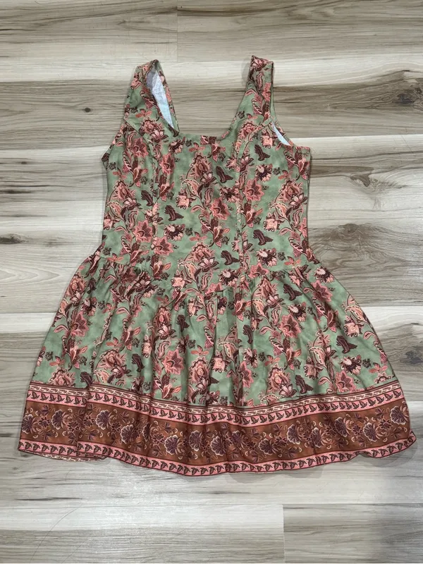 Cider Tie Back Keyhole Dress Women’s Large - Image 3