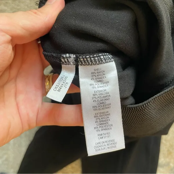 Calvin Klein Super High Waist Black Leggings Small - Image 8