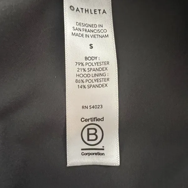 Athleta Women's Sweatshirt Hoodie Sz Small oversized‎ Athleisure - Image 5