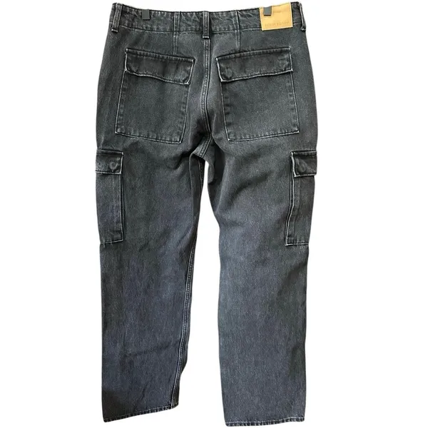 Aritzia Denim Forum The 90s Edie Lo-Rise Cargo Denim Jeans‎ Size 30 114344 - Image 3