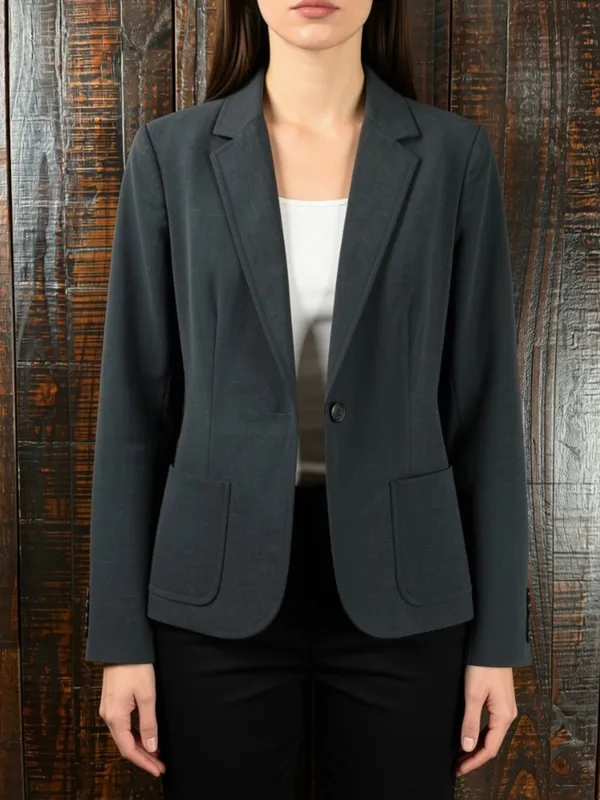 J.Crew Gray Vintage Blazer Size 4/SMALL - Image 2