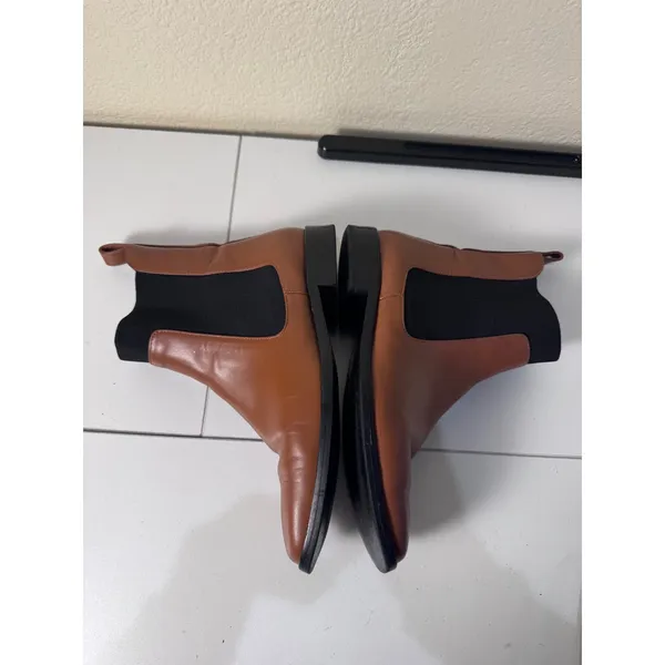 Everlane Chelsea Boot Women Size 8 Brown Leather Square‎ Toe Minimalist - Image 7