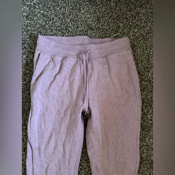 Lululemon Scuba High-Rise Jogger Pant Sz 12 in‎ Heathered Pink Taupe - Image 5