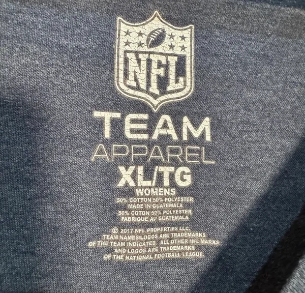 SALE! Women’s NFL Team Apparel Patriots Tee Size XL VGUC - Image 5