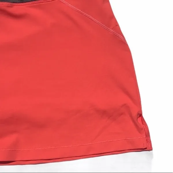 Lole Athletic Golf Skort Orange/Dark‎ Gray Size M - Image 4