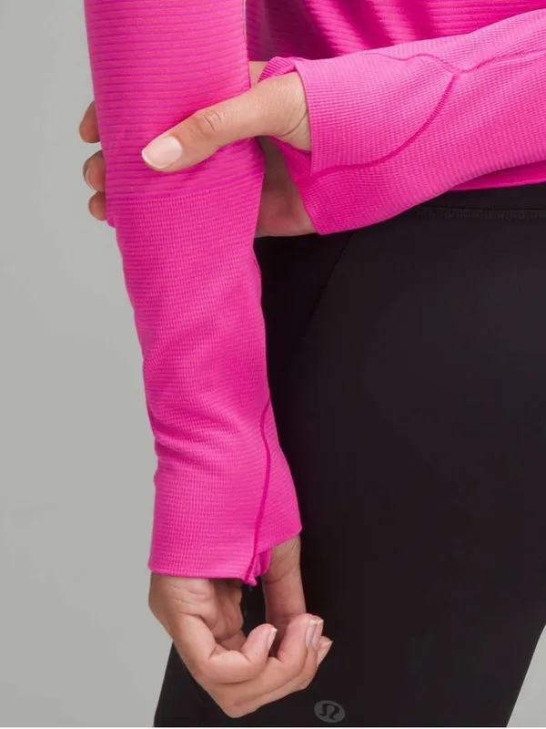 Lululemon Swiftly Tech Long-Sleeve Shirt 2.0 Size 6 Pow Pink Barbie Workout Yoga - Image 4