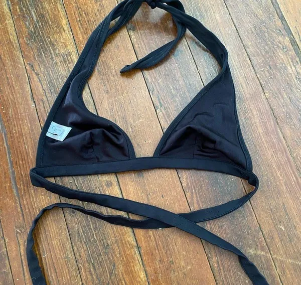 Authentic Dior halter tie back bikini top perforated logos - Image 6