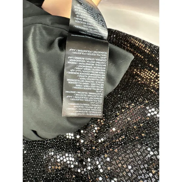 Women’s Ulla Popken Size 18 Black Sequin Evening Dress - Image 6