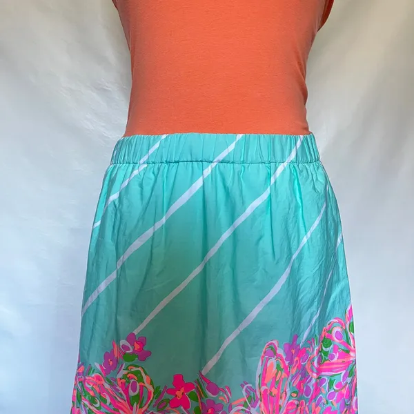 Lilly Pulitzer Fleur Sandbar Crash Landing Dress Sz XS Coastal Preppy Tropical - Image 8