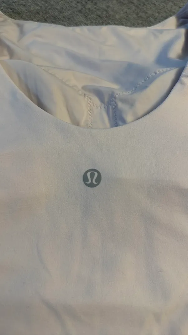 Lululemon Align Scoop Back Pink Top White Size 6 - Image 3
