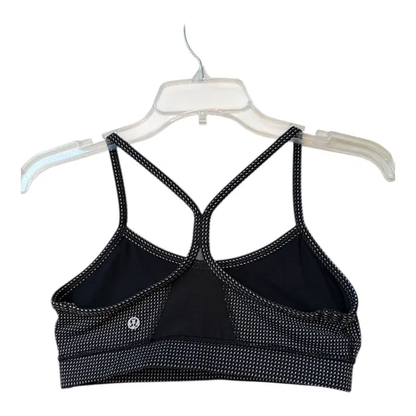 Lululemon Athletic Top Size 6 Black White Pattern Y-Back Excellent Condition - Image 3