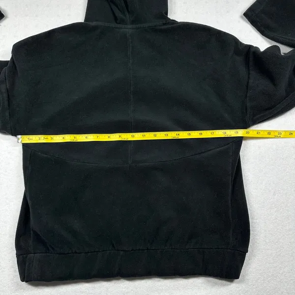 Nike Women’s Fleece Pullover Hoodie Size S Black Long Sleeve - Image 6