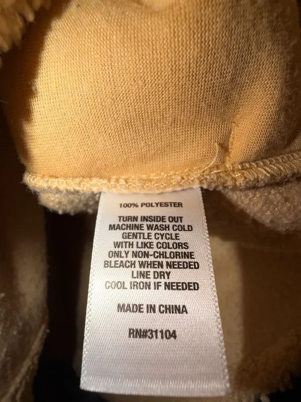 Wonderly Women's Camel Brown Sherpa Fleece Shacket Jacket Size XL - Image 8