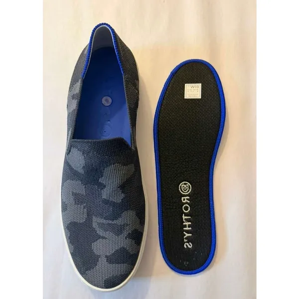 Rothy’s The Original Slip on Sneaker in Camo Grey Black Size 10 - Image 5