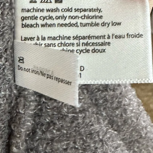 Bamboo CozyChic Lite Island Wrap Cardigan dark grey soft sz l/xl - Image 6