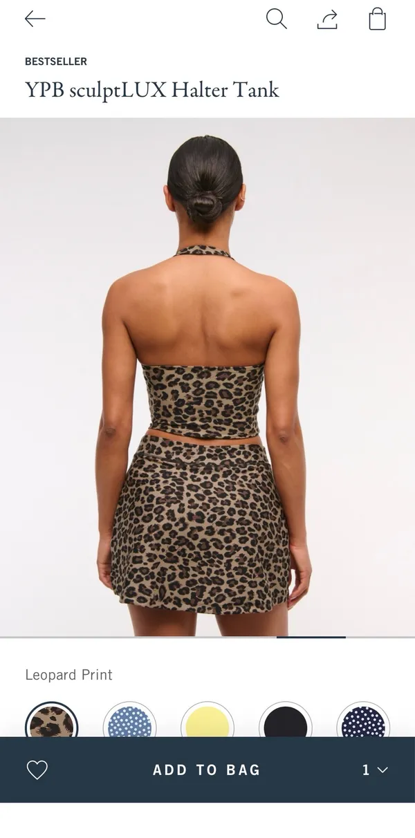 Abercrombie YPB sculptLUX Halter Tank - Image 3