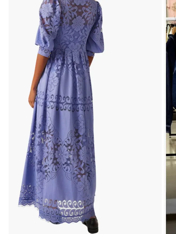 Free People Shadow Dance Midi Dress - Image 4