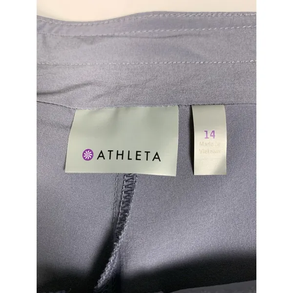 Athleta Everyday Skort Womens 14 Gray Pleated Tennis Golf Skirt Shorts - Image 13