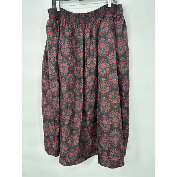 On 34th XXL Women's Taffeta Midi Skirt Macy's Floral‎ Formal Party Cottagecore - Image 5