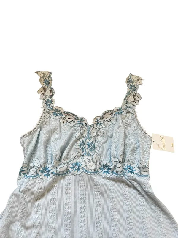 Rene Rofe Babydoll Top Floral Lace Fairycore Cottagecore Feminine Coquette - Image 2