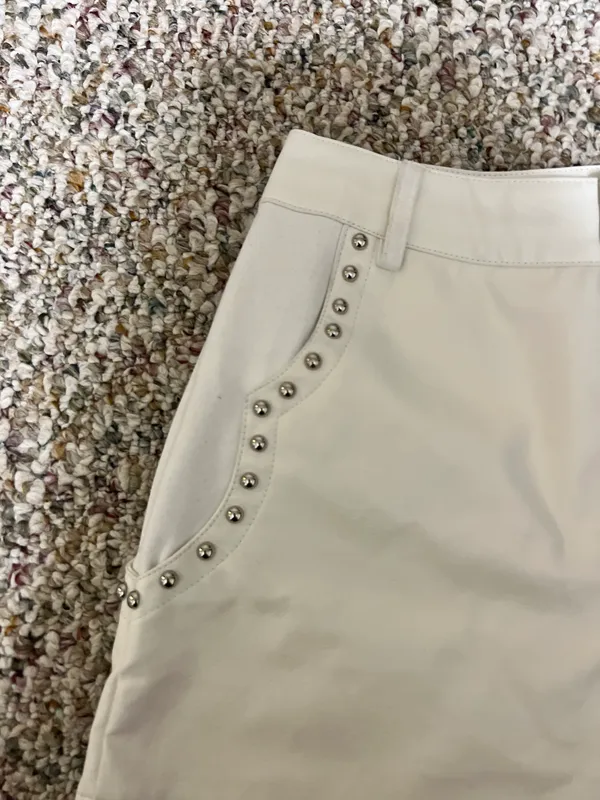 Boutique Faux Leather Shorts - Image 2