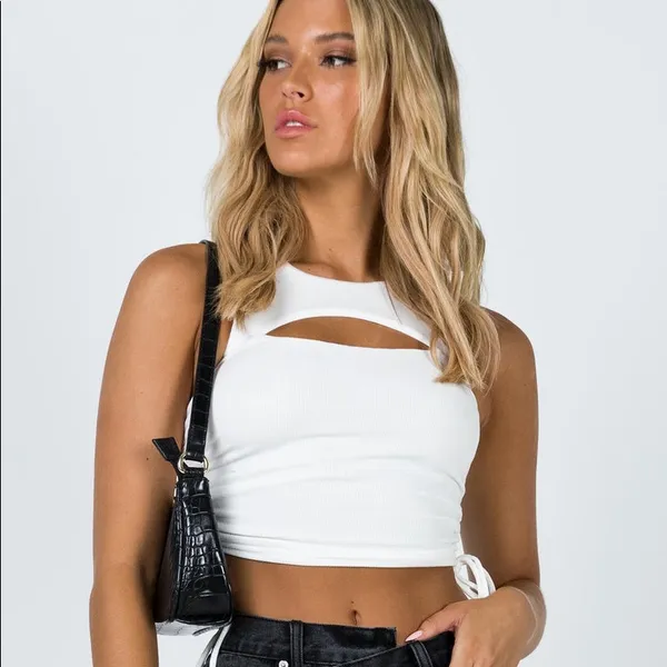 Princess Polly Lynlee Top in White Size 0 - Image 7