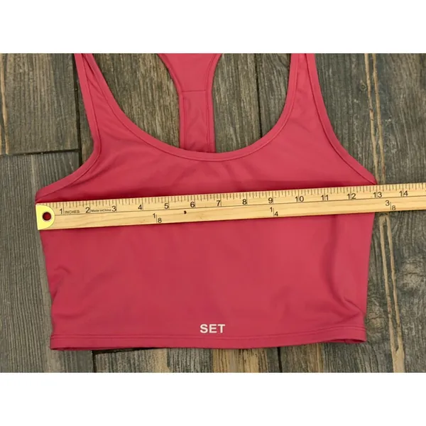 SET‎ ACTIVE Sportbody Pink Racerback Sports Bra Small Gym Yoga Athletic Run Gym - Image 4