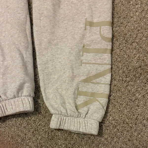 Victoria's Secret Women’s Cream Sweatpants - Image 3