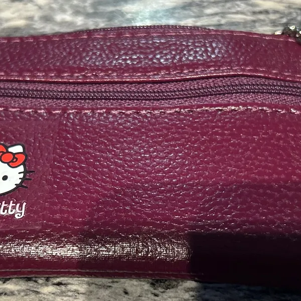 Hello Kitty  Pouch - Burgundy. NWOT - Image 7