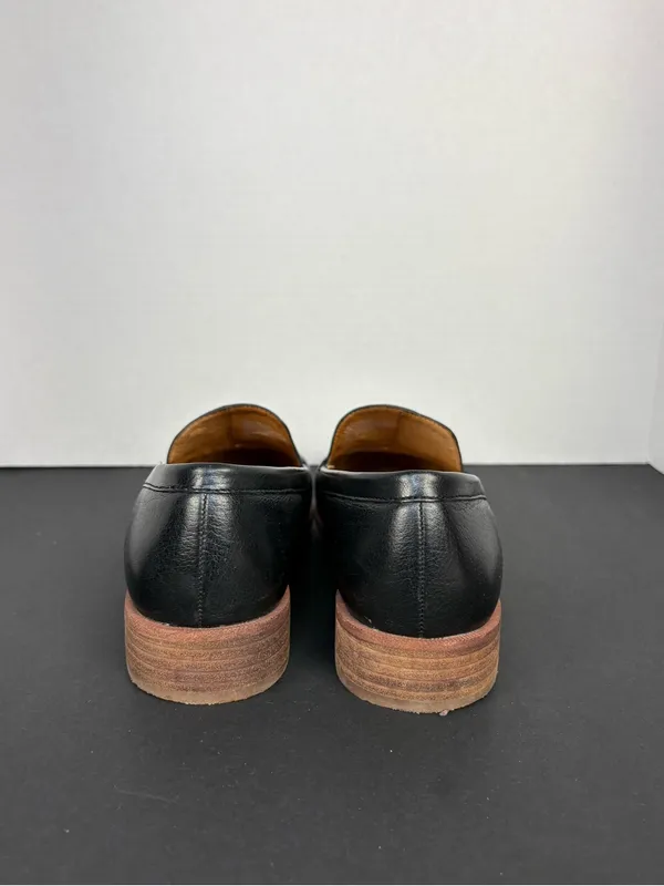 Madewell Black Leather Slip-On Loafers - Image 3