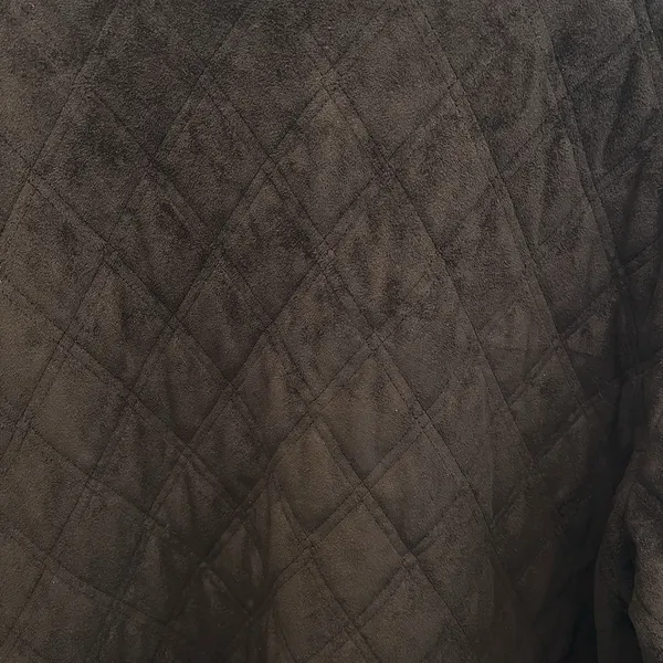 Lauren‎ Ralph Lauren Womens XL Quilted Velvet Velour Brown Barn Coat Jacket - Image 8