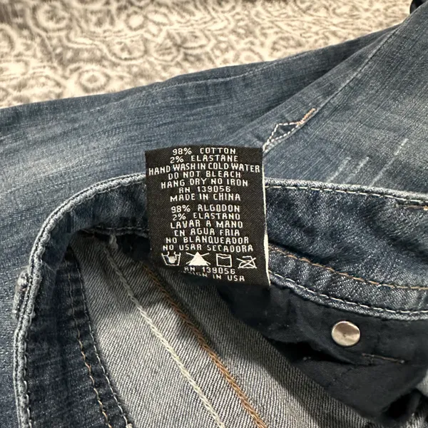 GRACE IN LA Embellished Boot Cut Jeans Size 16 - Image 10