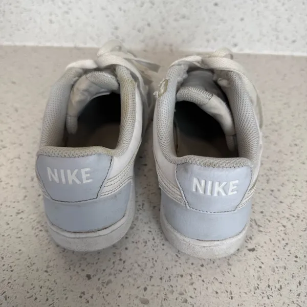 Nike Women's Blue Leather Court Vision Low Size 8 dh3158-004 - Image 6