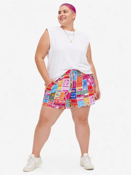 Target Pride Vibrant Rainbow Satin Pride Shorts Lightweight & Festive Sz XXL - Image 2