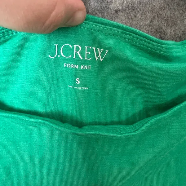 J.Crew Women’s Small Sleeveless elegant Tank Top‎ Green - Image 2