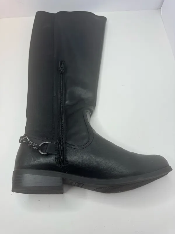 Nautica Ridgeland Black Riding Boots Size 8 - Image 4