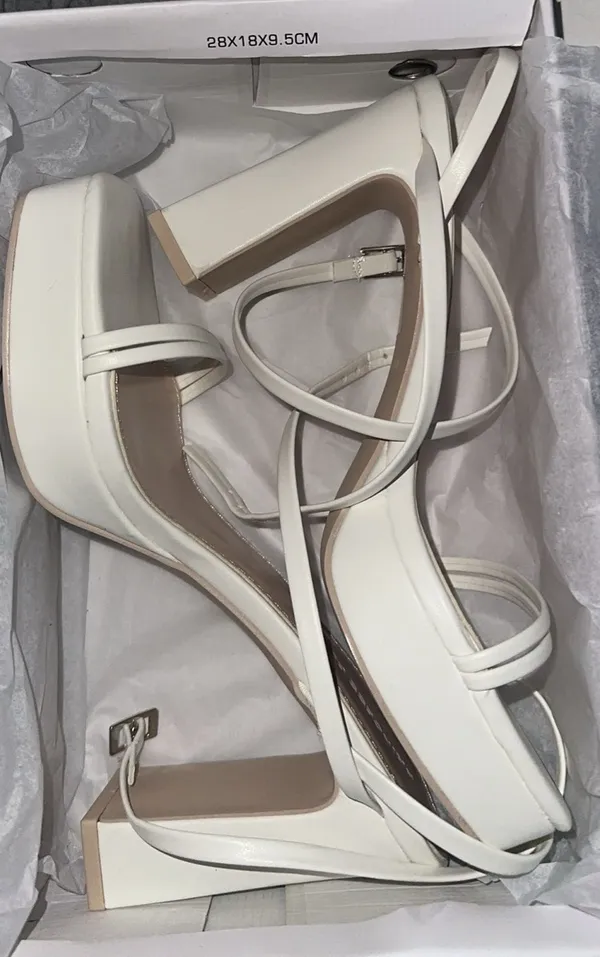 Princess Polly Heels White - Image 4