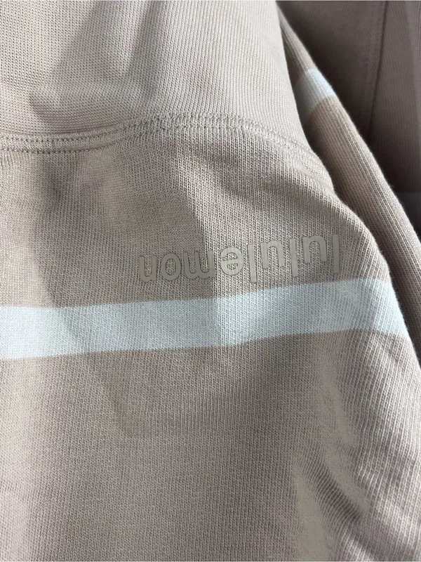 LULULEMON Perfectly Oversized Boundless Striped Cropped Top Size 4 Athleisure - Image 5