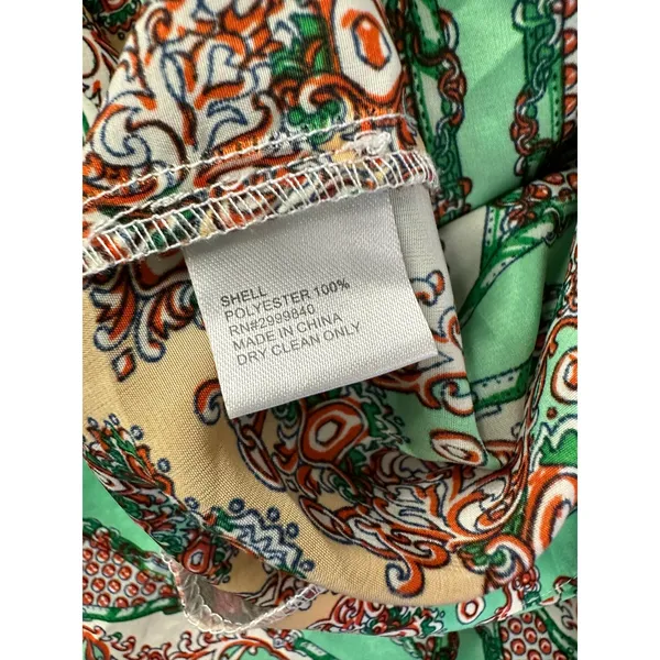 Gianni Bini Women‎ Green Casual Pants Size L Avant Garde Designer Funky - Image 5